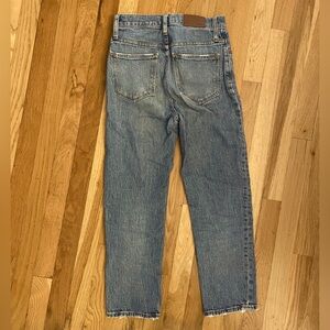 Madewell classic straight jeans size 23